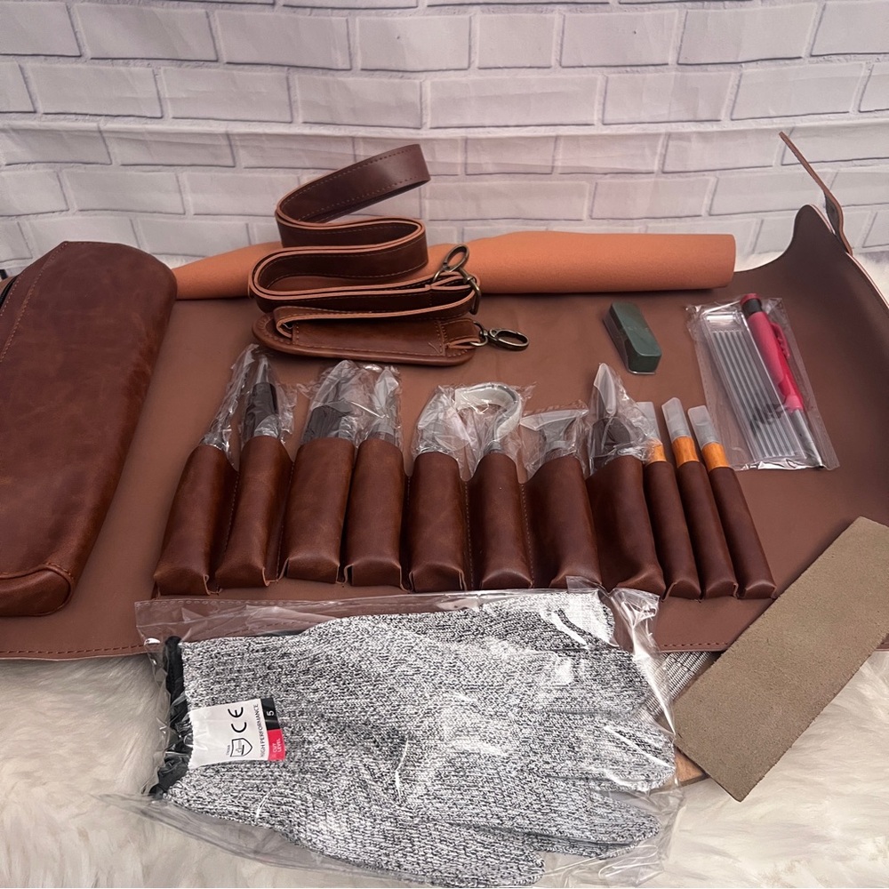 SEYHAKI Wood Carving Tools Whittling Kit Wooden Carving Knife Set NEW - Picture 2 of 11